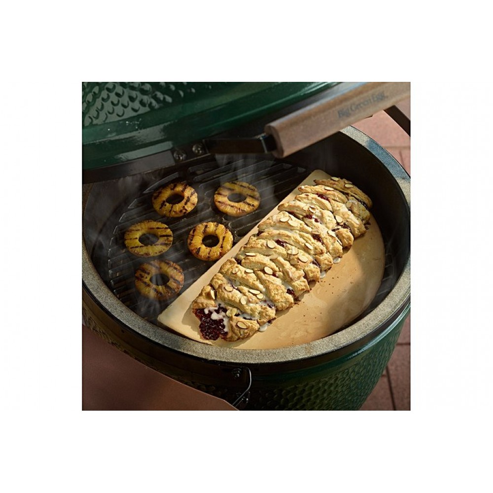 big green egg half moon plancha